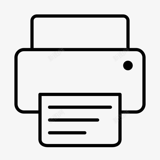 打印机标签打印机纸张图标svg_新图网 https://ixintu.com 图标 打印机 机器 杂项 标签 纸张