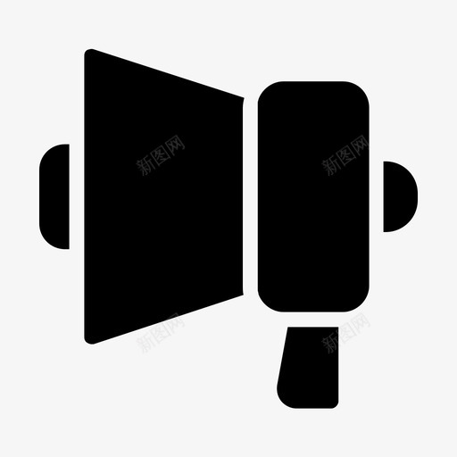 推广广告大声图标svg_新图网 https://ixintu.com 大声 广告 房地产 扎实 扬声器 推广