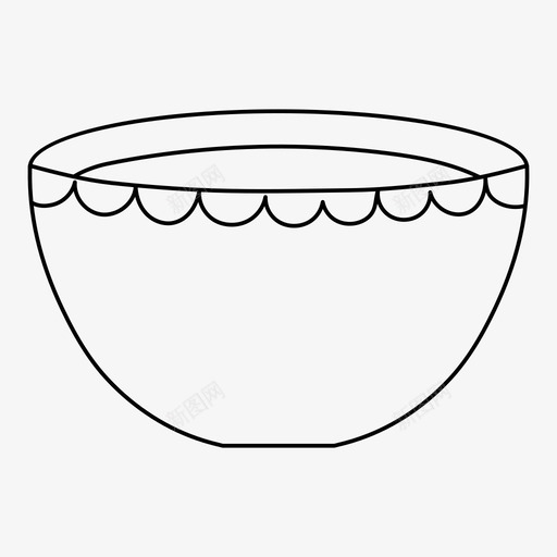 碗厨师烹饪图标svg_新图网 https://ixintu.com 厨师 烹饪 菜肴