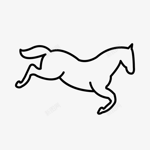 45 jumping horse go svg_新图网 https://ixintu.com 45 jumping horse go