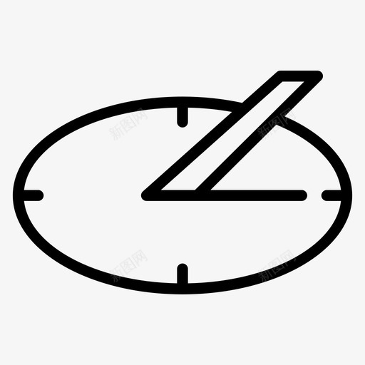 太阳刻度盘时钟阴影图标svg_新图网 https://ixintu.com 太阳刻度盘 手表 时钟 时间 阴影