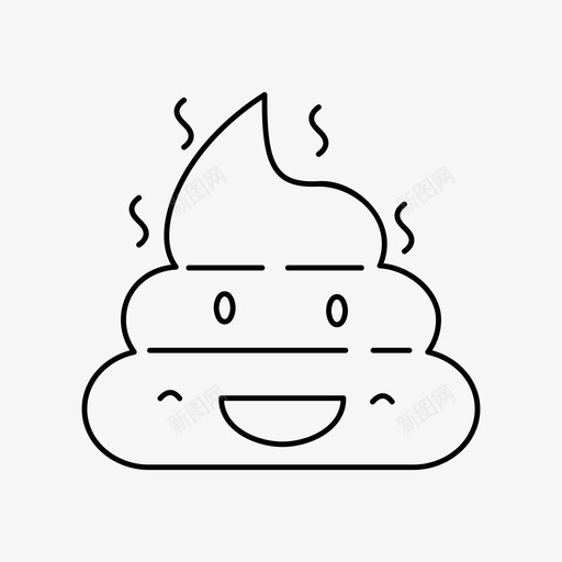便便头像表情图标svg_新图网 https://ixintu.com 便便 头像 感觉 用户 笑脸 表情