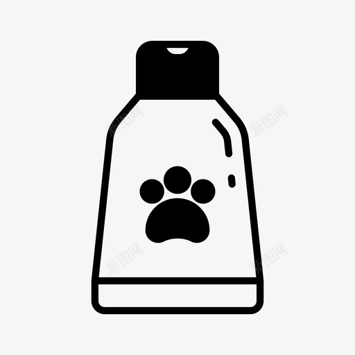 洗发水宠物宠物图标svg_新图网 https://ixintu.com 图标 宠物 洗发水