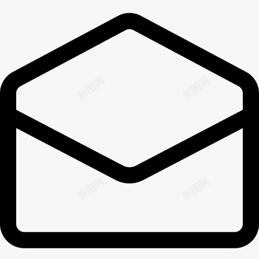 阅读收到的电子邮件信封打开图标svg_新图网 https://ixintu.com 信封 图标 常规 打开 收到 电子邮件 阅读
