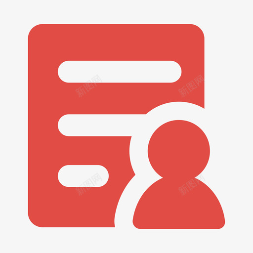 管理会计-红svg_新图网 https://ixintu.com 管理会计-红