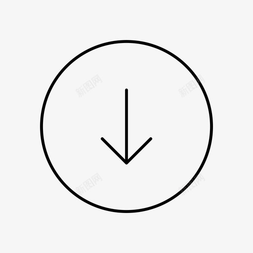 向下箭头保存图标svg_新图网 https://ixintu.com 下载 保存 向上 向下 箭头