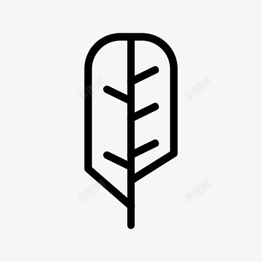 羽毛印度图标svg_新图网 https://ixintu.com 印度 羽毛