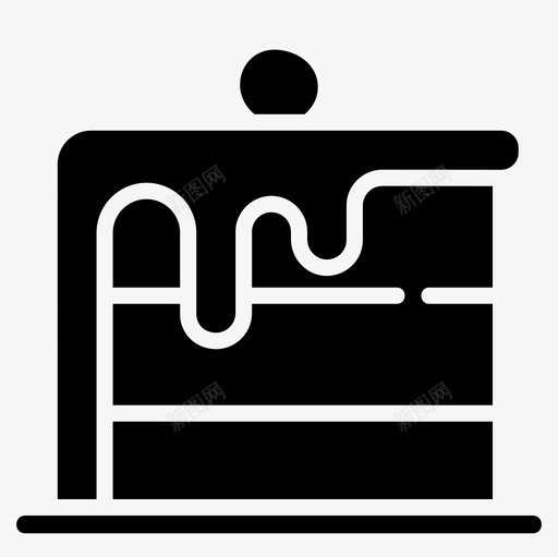 小点心甜点布丁图标svg_新图网 https://ixintu.com 小点心 布丁 甜点 甜食