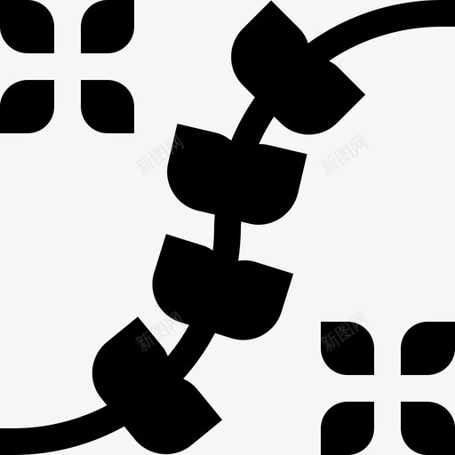 花卉花卉5填充图标svg_新图网 https://ixintu.com 填充 花卉 设计