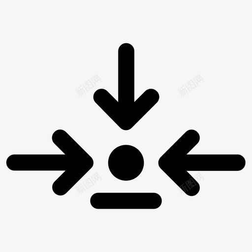 点合并聚焦图标svg_新图网 https://ixintu.com 合并 聚焦