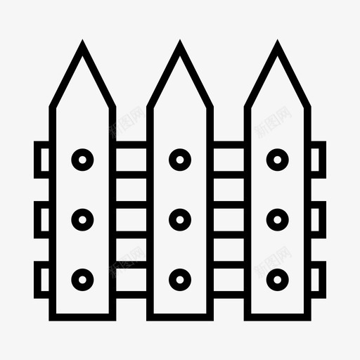 围栏木块封闭图标svg_新图网 https://ixintu.com 2轮廓 围栏 封闭 木制 木块 自然 防御
