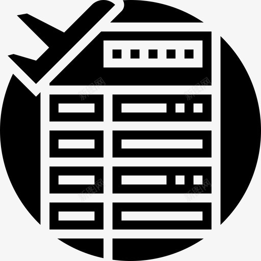 航班信息102机场字形图标svg_新图网 https://ixintu.com 102机场 字形 航班信息