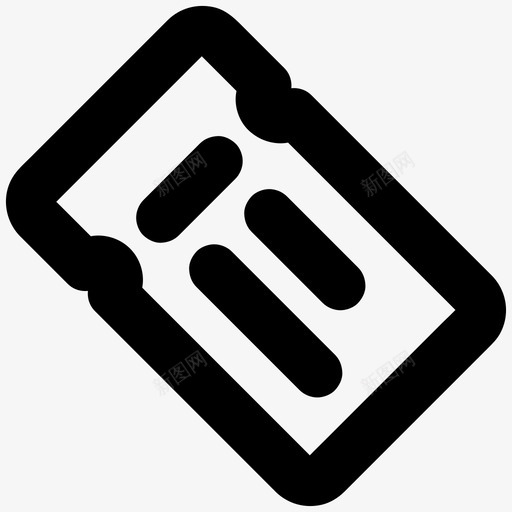 代金券优惠券折扣图标svg_新图网 https://ixintu.com 代金券 优惠券 折扣 机票 电子商务 购物