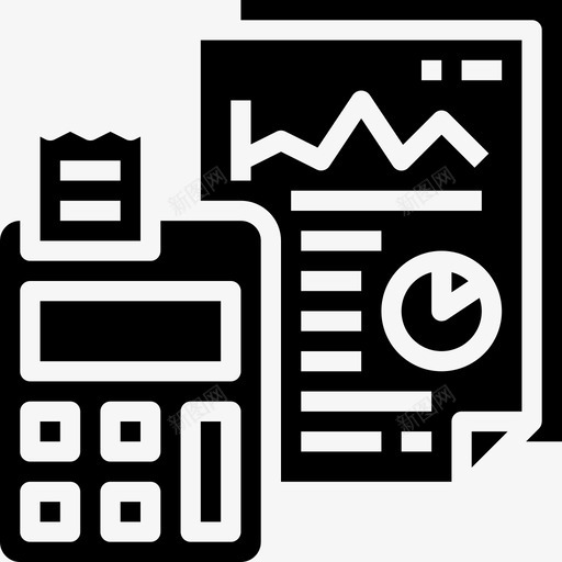 会计fintech9填充图标svg_新图网 https://ixintu.com fintech 会计 填充