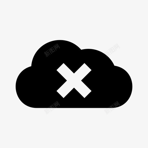 离线连接互联网图标svg_新图网 https://ixintu.com 互联网 信号 离线 网络 连接