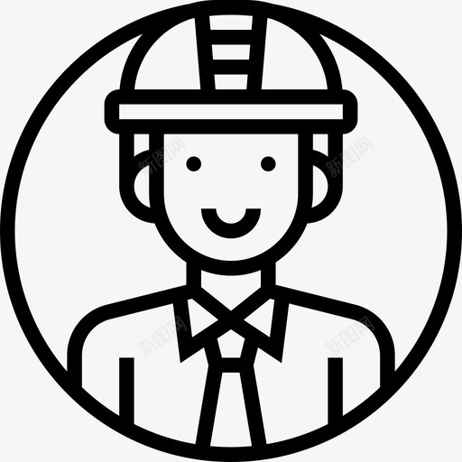 工程师职业化身23直线型图标svg_新图网 https://ixintu.com 化身 工程师 直线 线型 职业 职业化