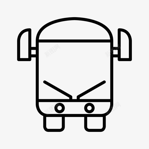 公共汽车地区城市图标svg_新图网 https://ixintu.com 公共汽车 地区 城市 城镇