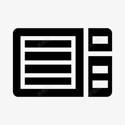 微波炉厨师烹饪图标svg_新图网 https://ixintu.com 厨师 厨房 微波炉 烹饪 食物 餐厅
