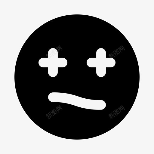 无聊表情符号脸图标svg_新图网 https://ixintu.com 无聊 脸 表情符号