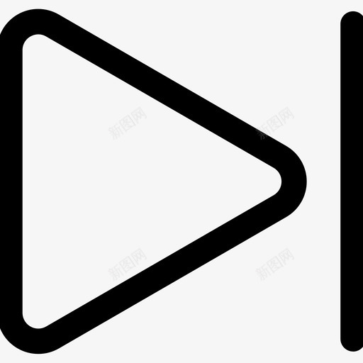 下一个前进媒体播放器图标svg_新图网 https://ixintu.com 下一个 下一首曲目 下一首歌 前进 媒体播放器 网络和移动用户界面图标