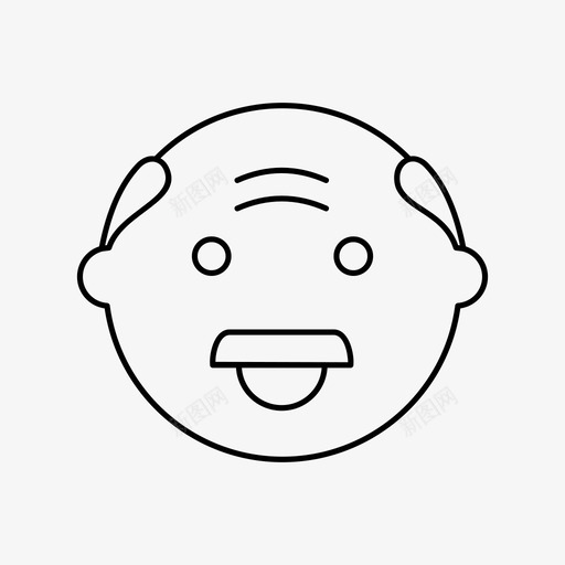 人物头像表情图标svg_新图网 https://ixintu.com 人物 头像 感觉 用户 笑脸 表情