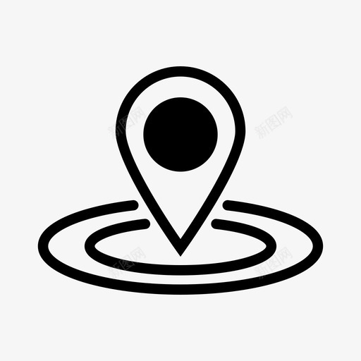 坐标位置地图图标svg_新图网 https://ixintu.com 位置 地图 地点 坐标