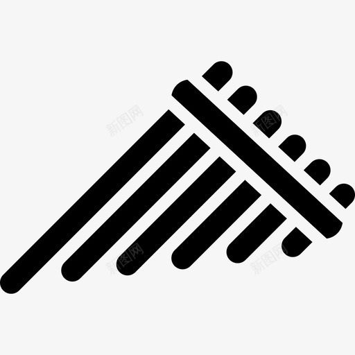 盘笛乐器9字形图标svg_新图网 https://ixintu.com 乐器 字形 盘笛