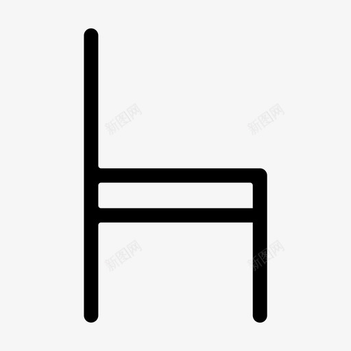 椅子坐椅等候椅图标svg_新图网 https://ixintu.com 坐椅 椅子 百货公司 等候椅