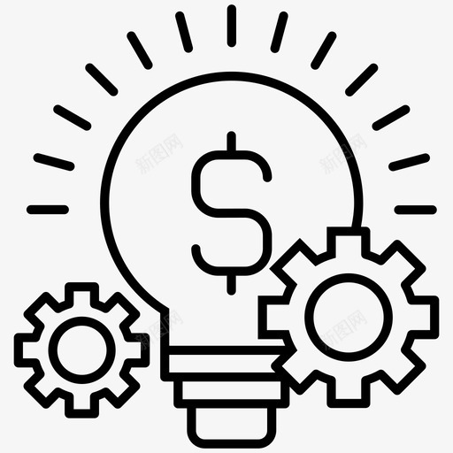 解决方案业务概念图标svg_新图网 https://ixintu.com 业务 想法 概念 策略 解决方案