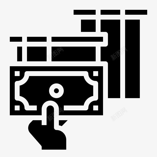 消费者现金金钱图标svg_新图网 https://ixintu.com 全球 商业 支付 消费 消费者 现金 金钱