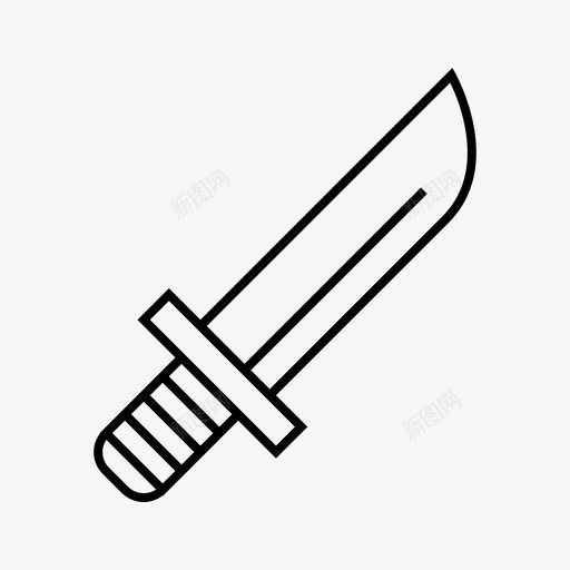 刀冒险户外图标svg_新图网 https://ixintu.com 冒险 刀 娱乐营 户外 武器 生存