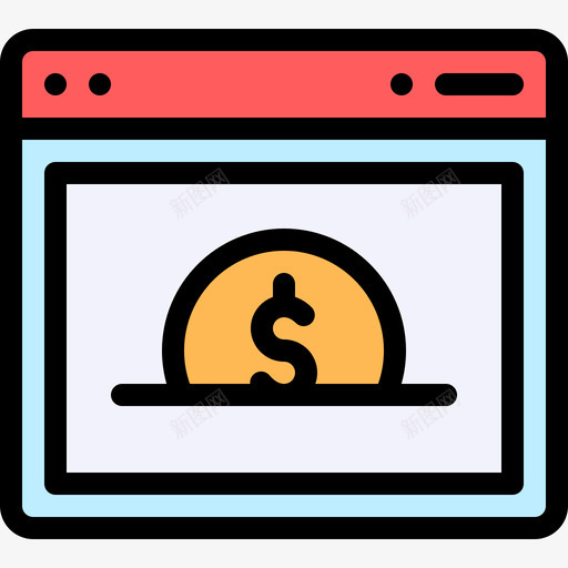 网站crowfunding4线性颜色图标svg_新图网 https://ixintu.com crowfunding 线性 网站 颜色