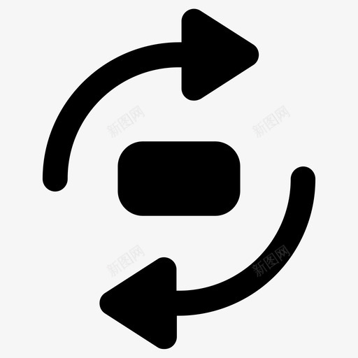 旋转定向反转图标svg_新图网 https://ixintu.com 反转 定向 旋转