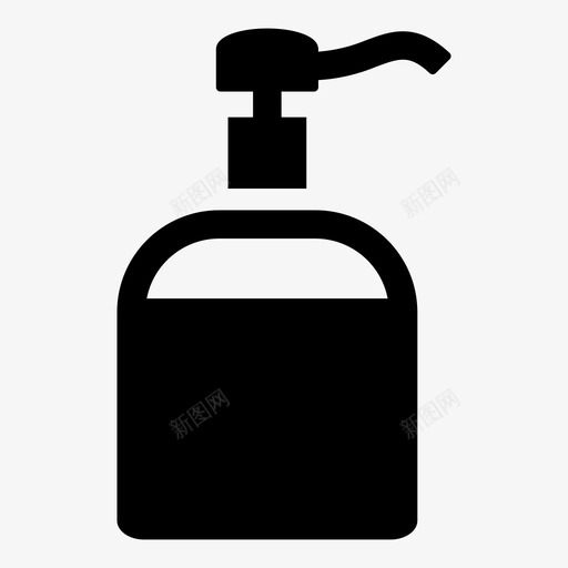 采购产品手肥皂手肥皂分配器图标svg_新图网 https://ixintu.com 产品 分配器 沐浴露 浴室 液体 皂液 肥皂 配件 采购