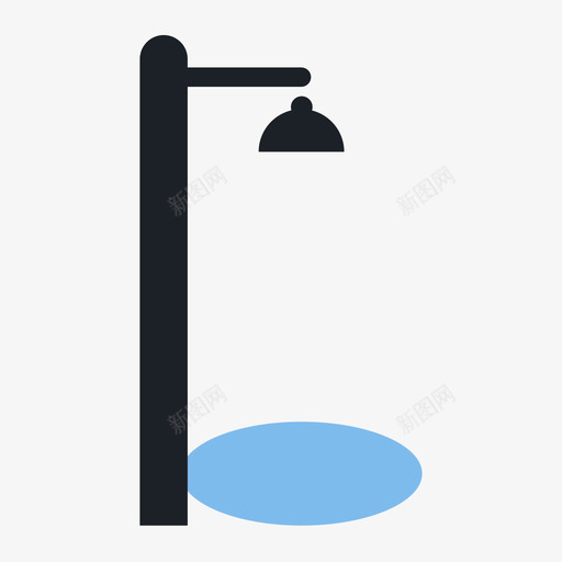 孤单的蓝_路灯svg_新图网 https://ixintu.com 孤单的蓝_路灯 寂寞