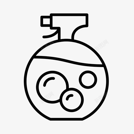 喷雾瓶家务清洁图标svg_新图网 https://ixintu.com 喷雾瓶 家务 清洁 清洁用品