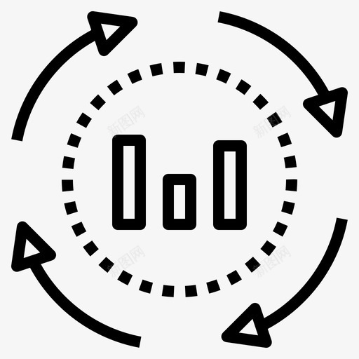 估计数据评估图标svg_新图网 https://ixintu.com 人口 估计 处理 数据 统计 评估 过剩