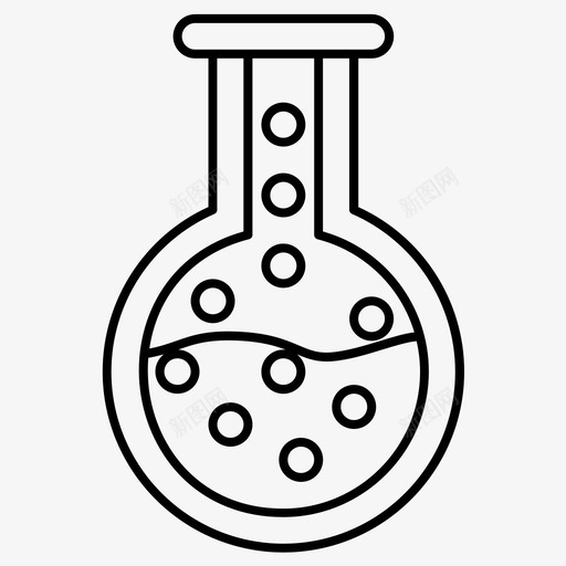 烧杯佛罗伦萨烧瓶万圣节图标svg_新图网 https://ixintu.com 万圣节 万圣节常规系列67 佛罗伦萨烧瓶 恐怖 烧杯