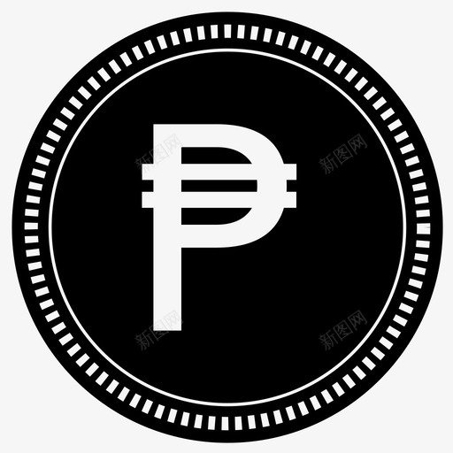 菲律宾比索银行现金图标svg_新图网 https://ixintu.com 现金 菲律宾比索 货币 金融 银行