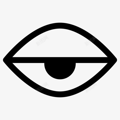 眼睛疲劳昏昏欲睡懒惰图标svg_新图网 https://ixintu.com 困倦 懒惰 昏昏欲睡 眼睛 眼睛疲劳