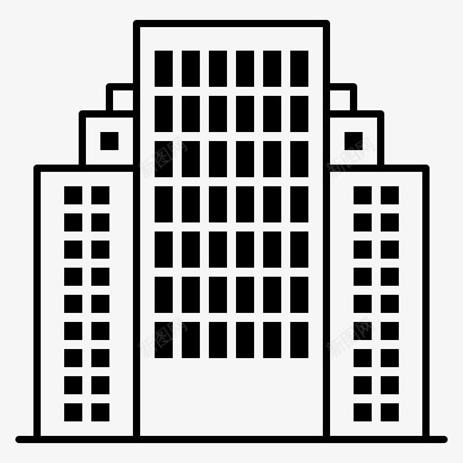 地址公寓大楼图标svg_新图网 https://ixintu.com 公司 公寓 地址 城市 大厦 大楼