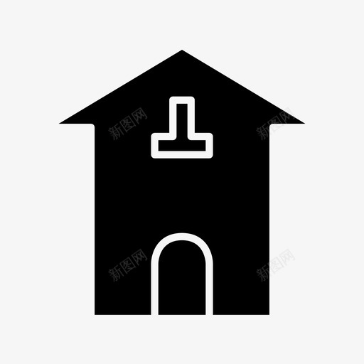 城市房产住宅图标svg_新图网 https://ixintu.com 住宅 城市 房产 房屋 雕文