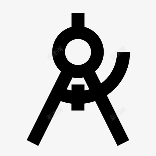 网页与开发指南针指南针工具图标svg_新图网 https://ixintu.com 几何 几何工具 指南针 指南针工具 绘图 网页设计与开发 网页设计与开发大纲24像素2版