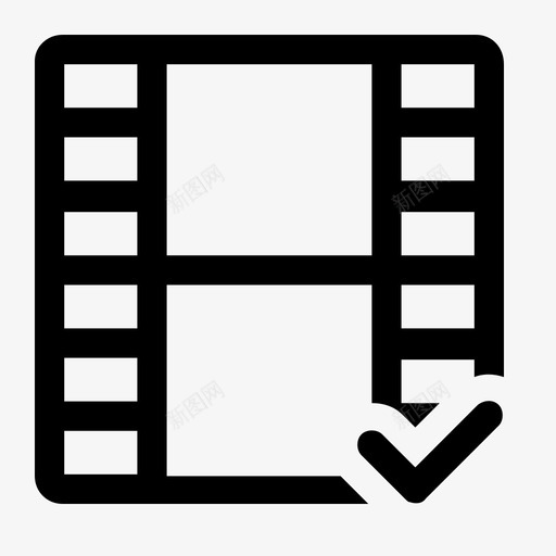 确认胶片成功成功文件夹图标svg_新图网 https://ixintu.com 成功 文件 文件夹 确认 胶片 视频