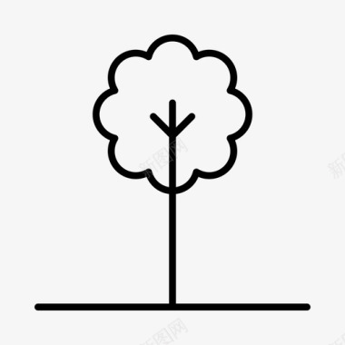 树木生态绿色植物图标图标