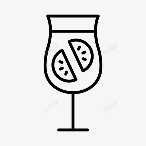 饮料酒鸡尾酒图标svg_新图网 https://ixintu.com 酒 饮料 鸡尾酒 鸡尾酒杯