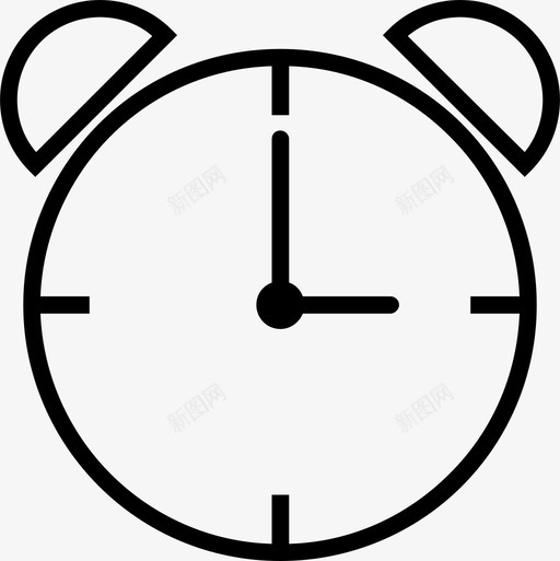 闹钟闹铃图标svg_新图网 https://ixintu.com 闹钟 闹铃