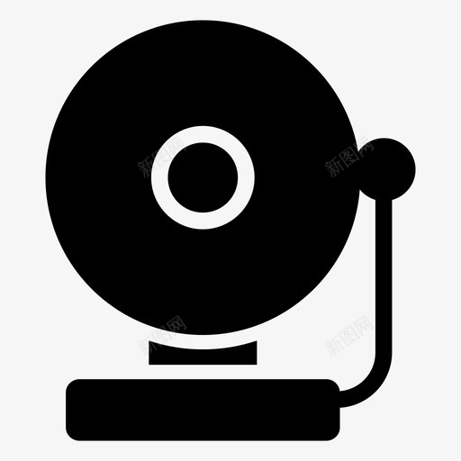 学校铃声闹钟教育图标svg_新图网 https://ixintu.com 大学 大学固体 学校铃声 教育 闹钟