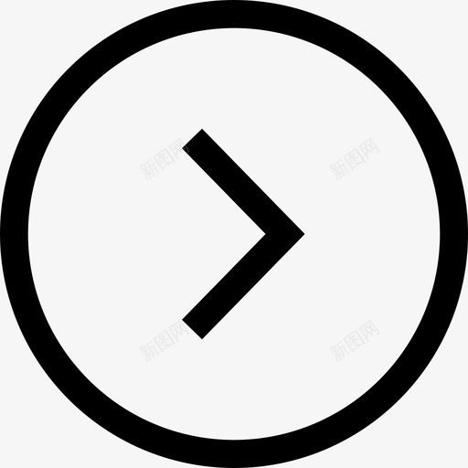 右箭头下一步跳过图标svg_新图网 https://ixintu.com ui web 下一步 用户界面 箭头 跳过