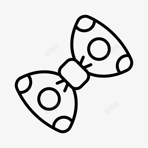 领结装扮化装图标svg_新图网 https://ixintu.com 丝带 化装 装扮 领结